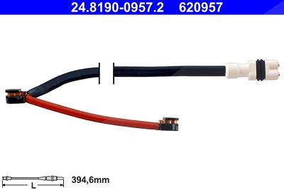 Ate Warnkontakt, Bremsbelagverschleiß [Hersteller-Nr. 24.8190-0957.2] für Porsche Image