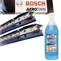 Bosch Wischerblatt A299S+Anti Frost Reiniger für Abarth, Fiat, Ford, Honda, Renault