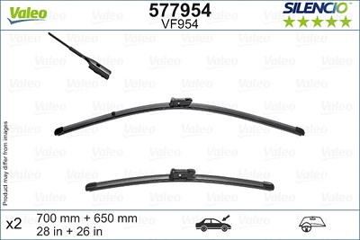 Valeo Wischblatt [Hersteller-Nr. 577954] für Man, VW Image