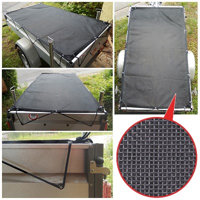 Enva Anhänger Abdecknetz, Ladungssicherungsnetz - 1996 x 1080 mm [Hersteller-Nr. 40279131] Image