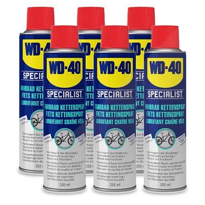 Wd-40 6x 250ml Fahrrad Kettenspray [Hersteller-Nr. 49703/NBA] Image