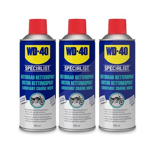 Wd-40 3x 400ml Motorrad Kettenspray [Hersteller-Nr. 56786/46NBA]