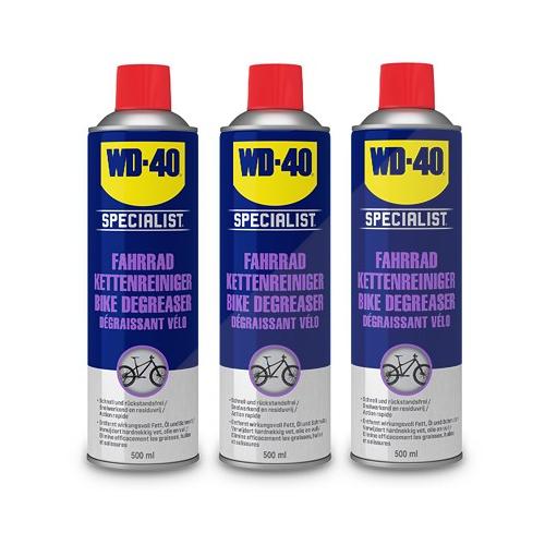 Wd-40 3x 500ml Fahrrad Kettenreiniger [Hersteller-Nr. 49704/NBA]