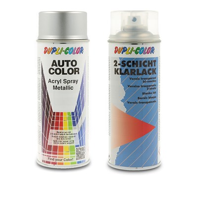 Dupli Color 400 ml Auto-Color Lack silber metallic 10-0111 + 400ml 2-Schicht- [Hersteller-Nr. 40436778] Image