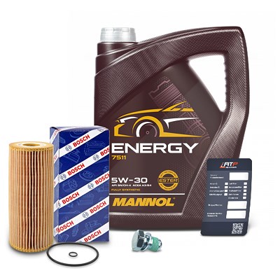 Bestprice Ölfilter + 5l 5W-30 Motoröl [Hersteller-Nr. 40638879] für Audi, Ford, Seat, Skoda, VW Image