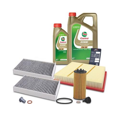 Bestprice Inspektionspaket SET A + 6L CASTROL EDGE 0W-30 Motoröl für BMW, Mini