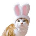 Cat Bunny Ears Headband Cute Rabbit Ears Cat Headdress Pet Hat Easter Kitten Costume for Party Cosplay