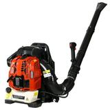 iRerts Gas Powered Leaf Blower Backpack Leaf Blower with 63.3CC 2-Stroke Engine Heavy Duty Frame Gas Leaf Blower for Lawn Care Gas Backpack Leaf Blower for Yard Garden Patio Park Green