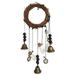 Chimes for outside Deep Tone Flying Pigs Wind Chime Solar Witch Bell Witch Bell Door Handle Pendant Rattan Wind Hanging Mobiles for Classroom Extra Large Wind Chimes Outdoor Deep Tone Plays Real Music