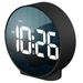 Gerich LED Digital Alarm Clock 3.94 inch Small Desk Clock Snooze Dimmable Alarm Black