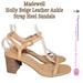 Madewell Shoes | Madewell Holly Beige Leather Ankle Strap Sandals Heels Shoes 10 | Color: Cream | Size: 10
