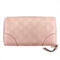 Gucci Bags | Gucci Long Wallet Gucci Ma Pink Leather Authentic | Color: Cream | Size: Width: Approximately 19.5cm Height: About 11cm