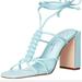 Jessica Simpson Shoes | Jessica Simpson Women's Maena Ankle Wrap Sandal | Color: Blue | Size: Various