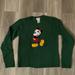 Disney Sweaters | Disney Mickey Mouse Cable Knit Sweaters Christmas Edition Green Women S | Color: Black/Green | Size: S