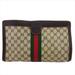 Gucci Bags | Gucci Clutch Bag Gg Plus Beige Pvc X Leather Authentic | Color: Black | Size: Width: About 32.5cm Height: About 19cm ~