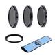 Camera Accessories Bundle Set For Panasonic Lumix DMC TZ200, ZS200 camera including ND2 ND4 ND8 Filters set, Adapter Ring, Black filter pouch