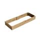 Gro Garden Products Wooden Raised Garden Bed - 90cm L x 240cm W x 30cm H Large Wooden Planters for Vegetables, Herbs, or Flowers - Garden Trough Planter - Planter Box with FSC Tanalised Timber