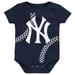 Newborn & Infant Navy New York Yankees Running Home Bodysuit