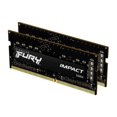 Kingston 32GB FURY Impact DDR4 3200 MHz SO-DIMM Memory Kit (2 x 16GB) KF432S20IBK2/32