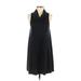 Nation Ltd. By Jen Menchaca Casual Dress - A-Line: Black Solid Dresses - Women's Size Small