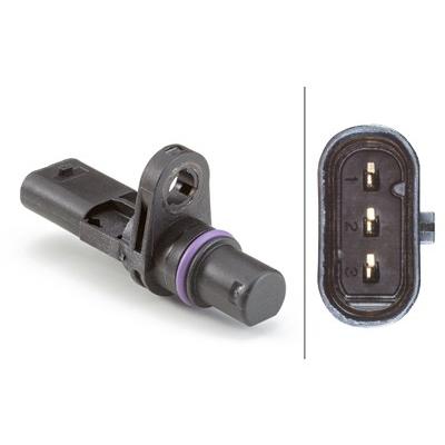 Hella Sensor, Nockenwellenposition [Hersteller-Nr. 6PU013122-221] für Audi, Cupra, Seat, Skoda, VW Image
