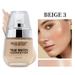 Kokovifyves Beauty Clearance under $5.00 Concealer Foundation Make-Up Matte Foundation Cream Natural Three-Dimensional Durable Liquid Foundation 30Ml