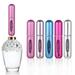 Perfume Travel Refillable Portable Perfume Atomizer Bottle 5ML Mini Refillable Perfume Spray Bottles Atomizer 5 Pack Travel Perfume Bottle for Outdoor and Traveling