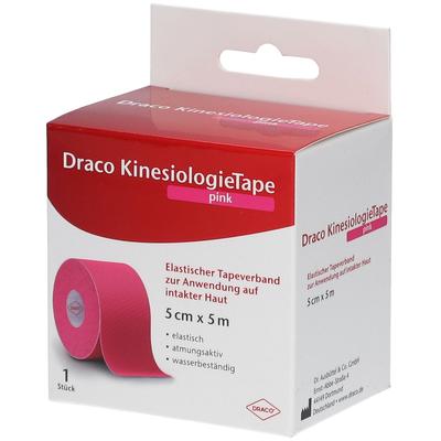Draco Kinesiologietape 5 cmx5 m pink 1 St Verband Image