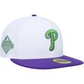 Men's New Era White Philadelphia Phillies 2008 World Series Side Patch 59FIFTY Fitted Hat