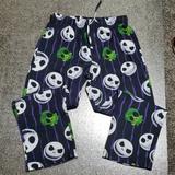 Disney Pants | Disney Brand Nightmare Before Christmas Pajama Pants Men's S/M | Color: Black/Green | Size: M