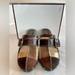 Coach Shoes | Coach Sebrina Patchwork Platform Mules | Color: Brown/Gold | Size: 7.5
