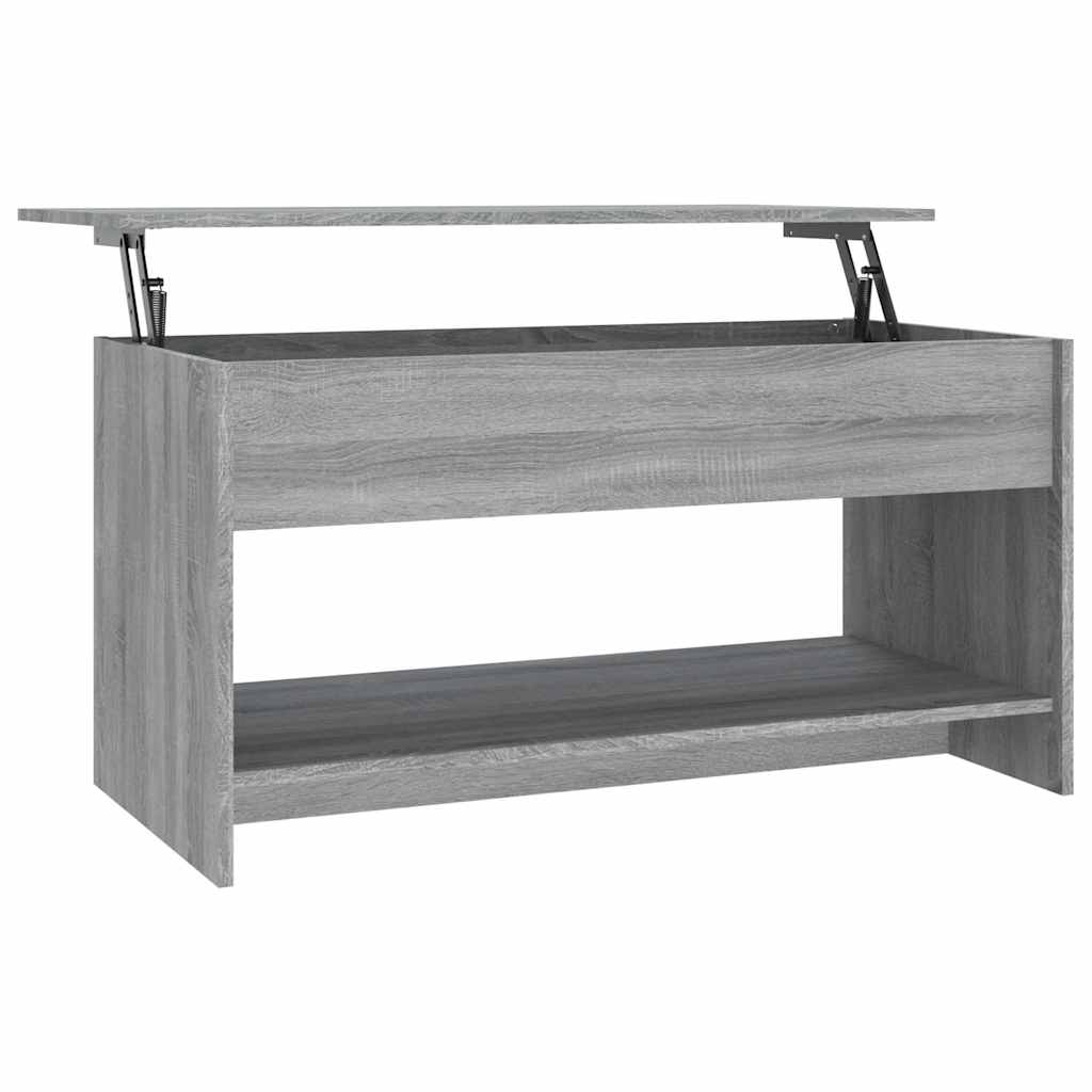 vidaXL Couchtisch Grau Sonoma 102x50x52,5 cm Holzwerkstoff Image