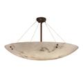 Justice Design Group Lumenaria 63 Inch 12 Light Semi Flush Mount - FAL-9659-35-MBLK-F3