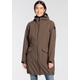 Funktionsparka G.I.G.A. DX BY KILLTEC Gr. 38, braun (dunkel kaffee) Damen Jacken Parkas