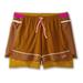 Brooks High Point 3in 2-in-1 Short - Women's Hazelwood/Ochre/Fuchsia M 221611290.030