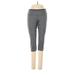 Nike Active Pants - Mid/Reg Rise Skinny Leg Cropped: Gray Activewear - Women's Size Small