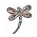 Loving Nature Recycled Magazine Dragonfly Paper Ornament on Card | 7 H x 5 W x 0.25 D in | Wayfair OC-DRA-3-4