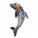 Loving Nature Recycled Magazine Dolphin Ornament on Card | 7 H x 5 W x 0.25 D in | Wayfair OC-DOL-4-4