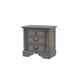 Rosalind Wheeler Audrys 3 - Drawer Nightstand in Gray Wood in Brown/Gray | 27 H x 27 W x 17 D in | Wayfair 28FA5B02EC814AEAB65B3A670E4663D1