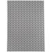 Light Gray Rectangle 5' x 7' Kitchen Mat - Red Barrel Studio® Transparent Flower Kitchen Mat 84.0 x 60.0 x 0.08 in white/brown | Wayfair