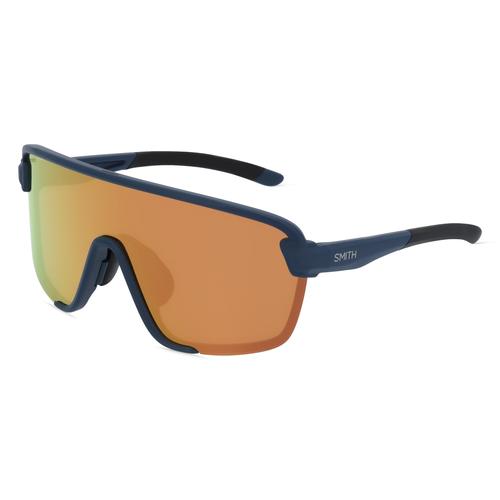 Smith BOBCAT Unisex-Sonnenbrille Vollrand Monoscheibe Kunststoff-Gestell, blau
