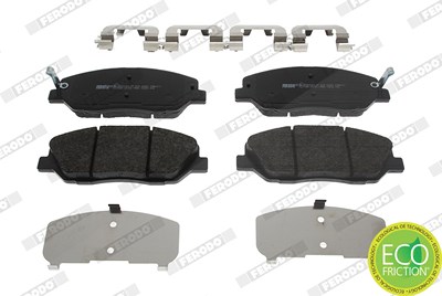 Ferodo Bremsbelagsatz, Scheibenbremse [Hersteller-Nr. FDB4111] für Ssangyong, Kia, Hyundai Image