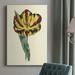 Red Barrel Studio® Antique Tulip I - Wrapped Canvas Painting Metal in Green/Red/Yellow | 48 H x 32 W x 1.5 D in | Wayfair