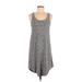 Leith Casual Dress - A-Line Scoop Neck Sleeveless: Gray Marled Dresses - Women's Size Small