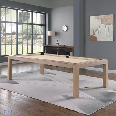 Olivia Driftwood Ash 7ft Billiard Slate Pool Table with Dining TOP