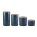 4 Piece Kitchen Canister Set - Extra Large: 8.23" H x 4.25" W x 4.25" D