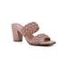 Women's By Far Dressy Sandal by White Mountain in Blush Pink Smooth (Size 7 M)
