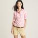 J. Crew Tops | J Crew The Perfect Shirt In Pink | Color: Cream/Pink | Size: S