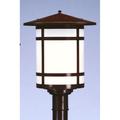 Arroyo Craftsman Berkeley 15 Inch Tall 1 Light Outdoor Post Lamp - BP-14L-AM-VP