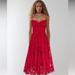 Anthropologie Dresses | Anthropologie X Delfi Collective Rose Dress | Color: Red | Size: M